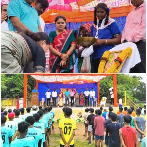 ନୀଳମଣି ଉଚ୍ଚ ବିଦ୍ୟାଳୟରେ ଜିଲ୍ଲାସ୍ତରୀୟ ଭଲିବଲ୍ ଖେଳାଳି ଚୟନ କାର୍ଯ୍ୟକ୍ରମ ଉଦଯାପିତ*।