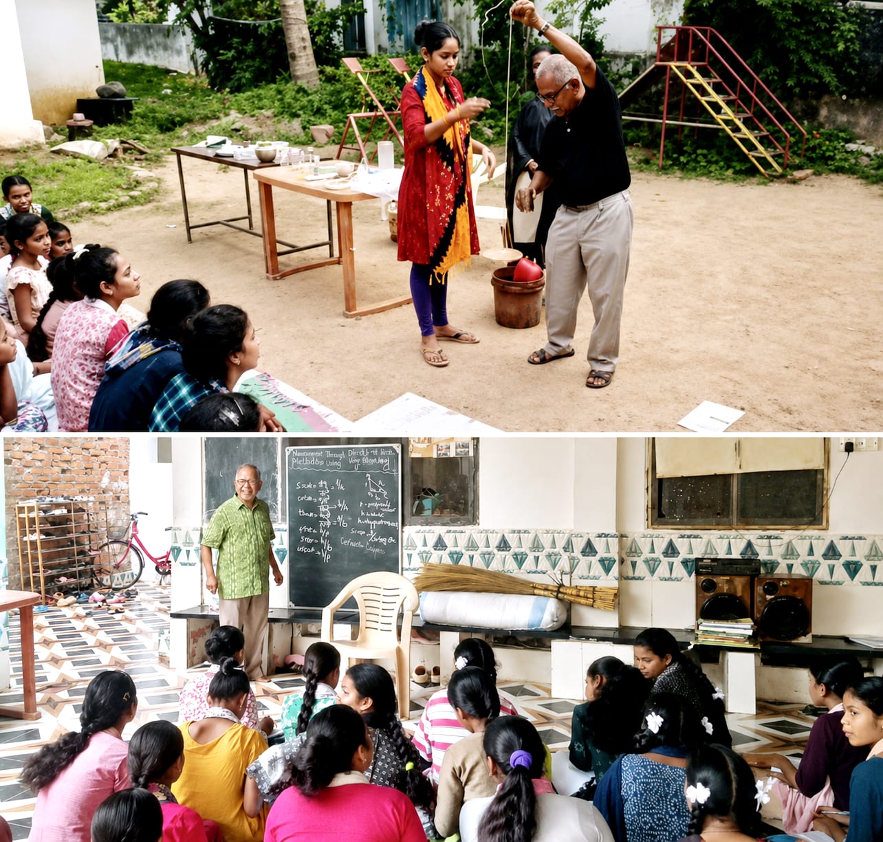 ଶିକ୍ଷାଦାନରେ ବାଧକ ସାଜିନାହିଁ ବାର୍ଦ୍ଧକ୍ୟ, ଅନାଥାଶ୍ରମର ଛାତ୍ରୀଙ୍କୁ ମାଗଣାରେ ପଢ଼ାଉଛନ୍ତି ଅବସରପ୍ରାପ୍ତ ଶିକ୍ଷକ ।