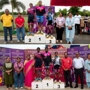 ୫୫ତମ କେଭିଏସ୍ ଜାତୀୟ ସ୍କେଟିଂ ଚମ୍ପିଆନସିପ୍‌ରେ ଶାମ୍ଭବୀଙ୍କ ଦୁଇ କାଂସ୍ୟ ପଦକ ହାସଲ ।