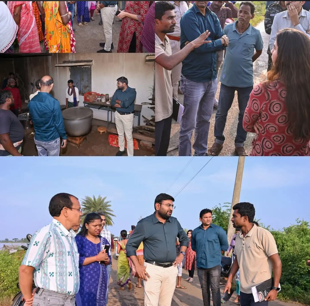 କୋଟପାଡ଼ରେ ବନ୍ୟା ସ୍ଥିତି ସମୀକ୍ଷା କଲେ କୋରାପୁଟ ଜିଲ୍ଲାପାଳ
