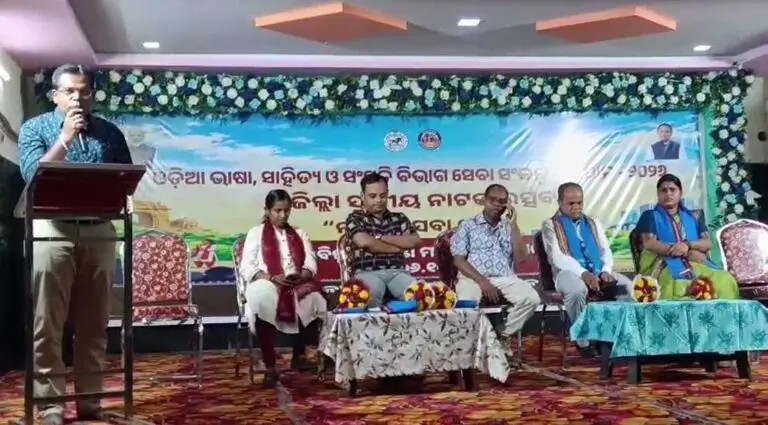 ସେବା ସଂକଳ୍ପ ଅଭିଯାନ-୨୦୨୬ ଅବସରରେ ‘ନମୋ ସେବା ଗାଥା’ ନାଟକ ପରିବେଷଣ ।