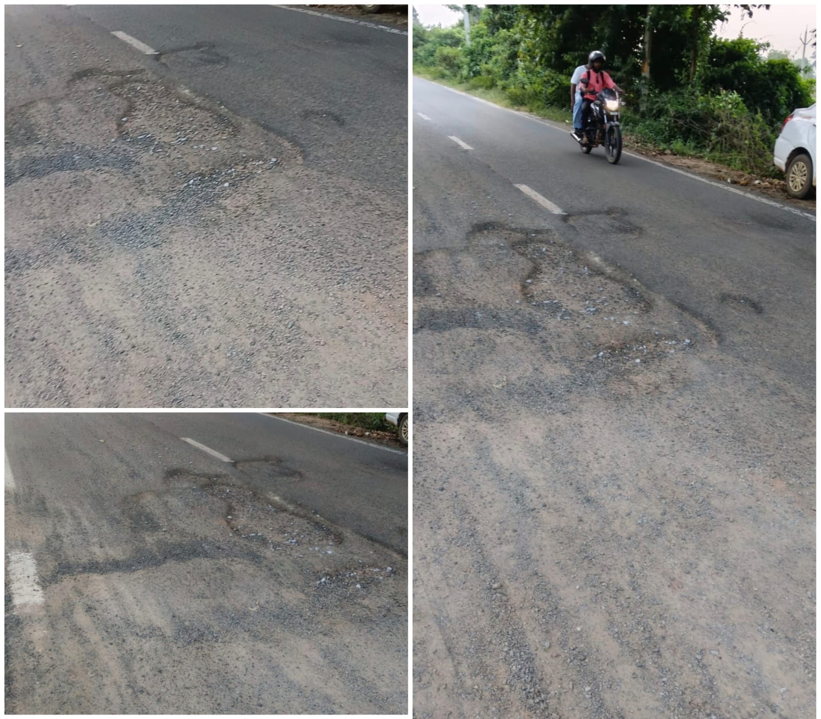 ପାରଳାଖେମୁଣ୍ଡି ଠାରୁ ଗାରାବନ୍ଧ ରାସ୍ତାରେ ଖାଲଖମା ସୃଷ୍ଟି ହୋଇ ଘଟୁଛି ଦୁର୍ଘଟଣା।