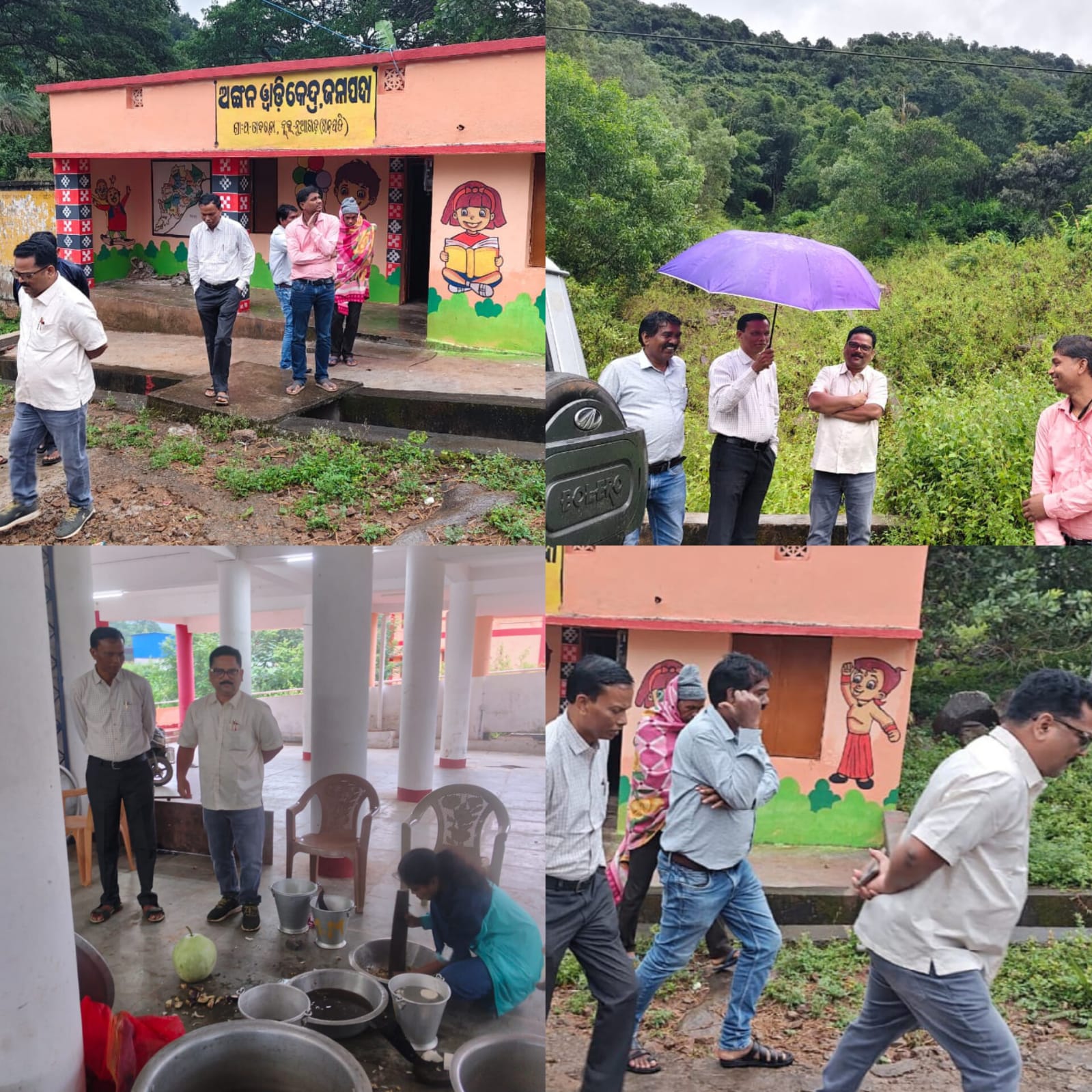 ବାତ୍ୟା ଆଶ୍ରୟ ସ୍ଥଳୀ ବୁଲିଲେ ଦେଖିଲେ ନୋଡାଲ ଅଧିକାରୀ ।