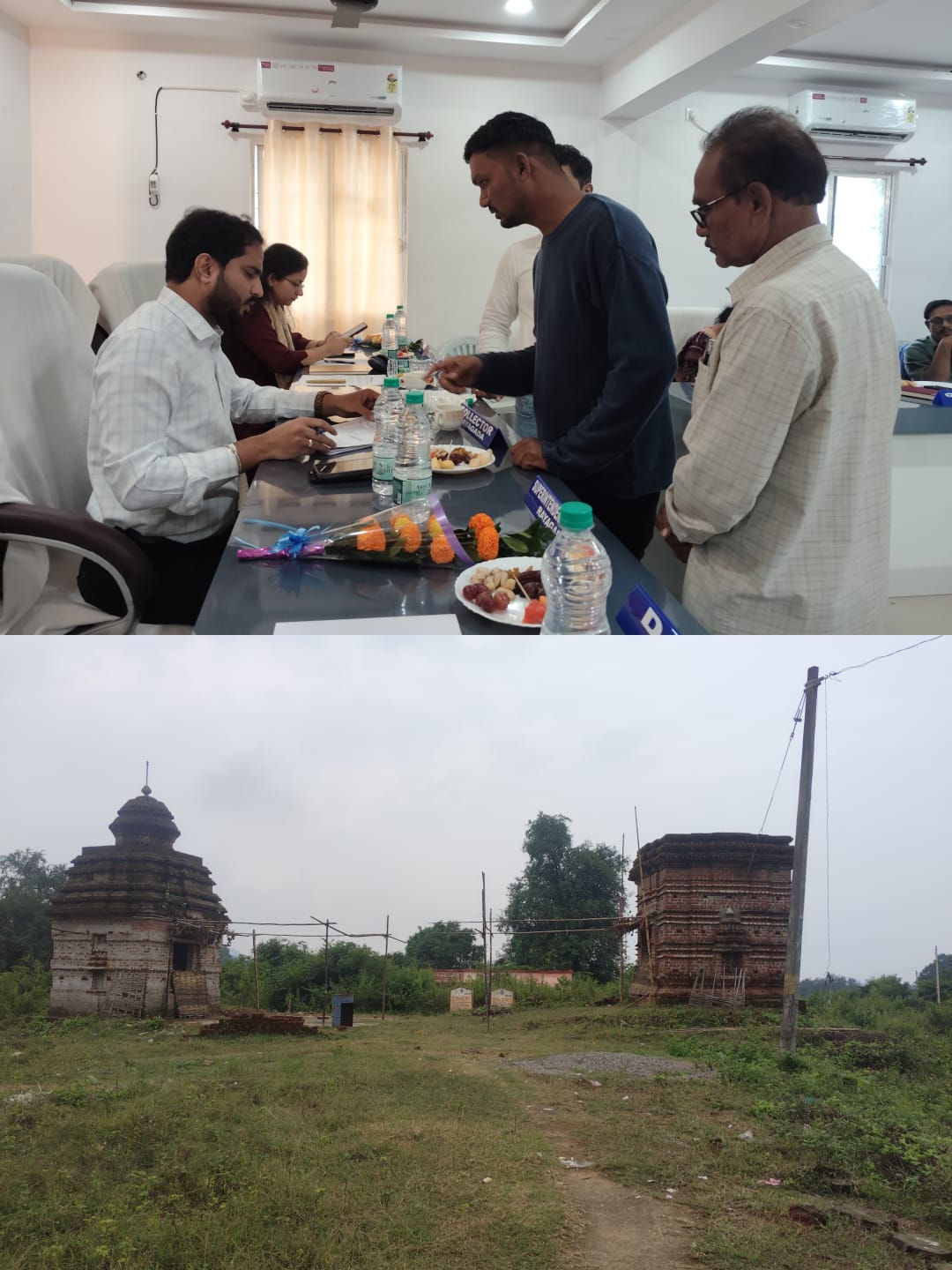 ଆରବୀ ସିଦ୍ଧେଶ୍ୱର ମନ୍ଦିର ଓ ଦୁର୍ଗା ମନ୍ଦିରର ମରାମତି ତଥା ନବୀକରଣ କାର୍ଯ୍ୟ ର ବକେୟା ଅର୍ଥ ପ୍ରଦାନ ନେଇ ଜ଼ିଲ୍ଲାପାଳ ଙ୍କୁ ଅନୁରୋଧ!
